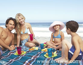 关于海边野餐的英语作文