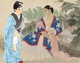 周邦彦：夜游宫·叶下斜阳照水